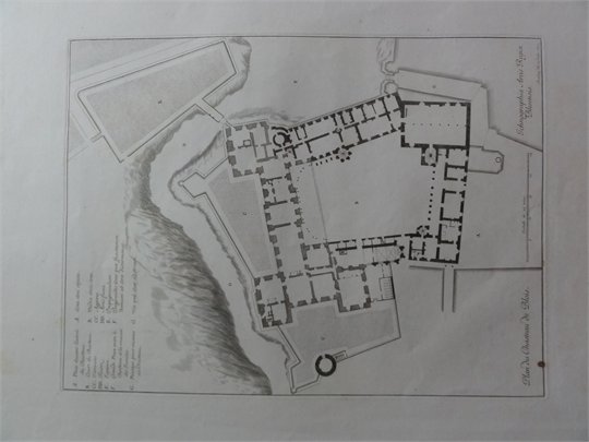 DORBAY François. Plan général du chateau de Blois, 1677.