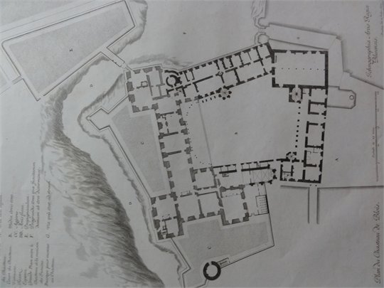 DORBAY François. Plan général du chateau de Blois, 1677.