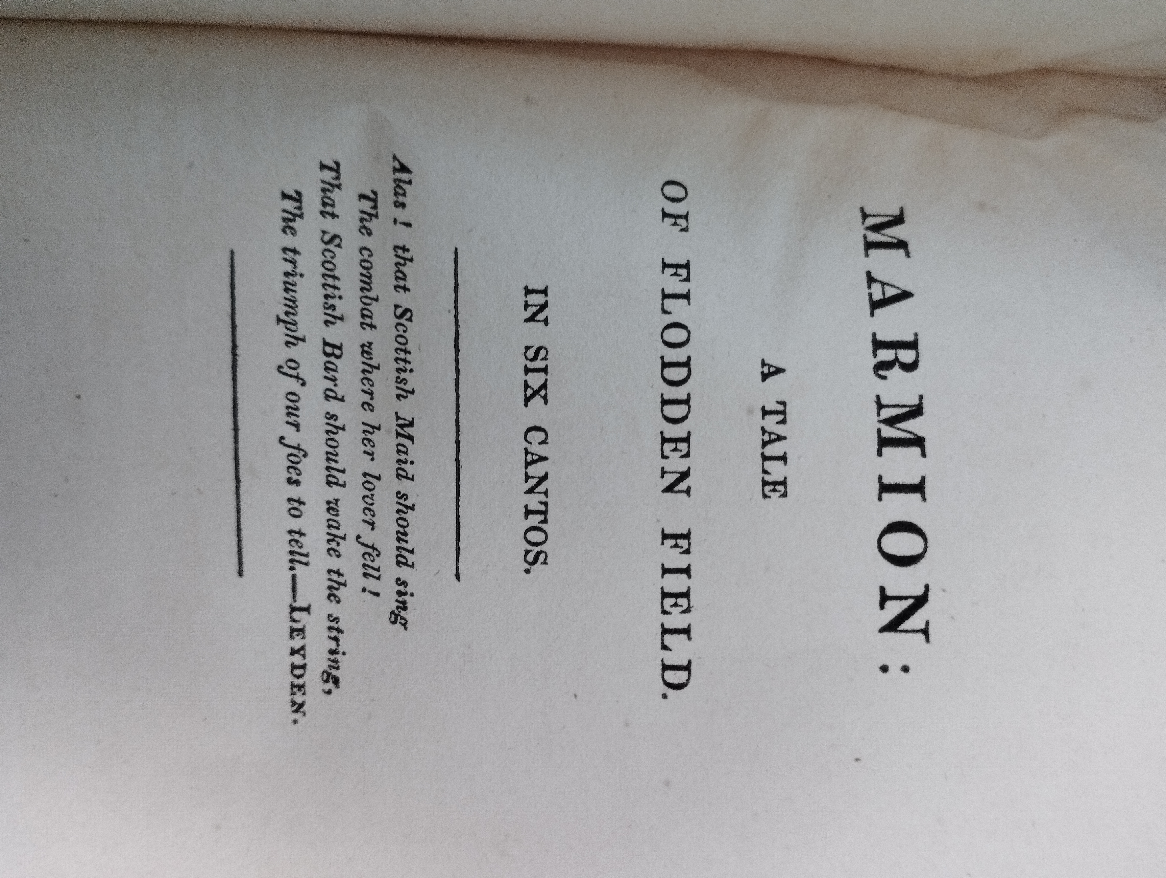 W.Scott  The Poetical Works  (1822, in eigth volumes, absent t.5)